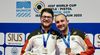 Foto: DSB / Glückliches Duo! Florian Peter (links) gewann Silber, Emanuel Müller Bronze mit der Schnellfeuerpistole.