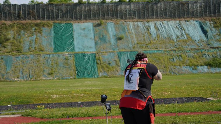 Foto: DSB / Treffer! Kathrin Murche schoss in der EM-Qualifikation in einer eigenen Liga.
