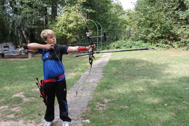 Foto: Fabian Kuntz / Luke Freisinger führt aktuell das Ranking der Recurve-Schülerklasse an.