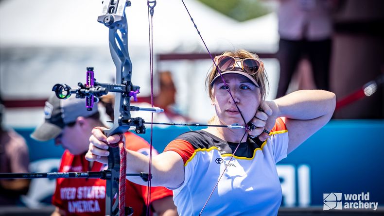 Foto: WA / Katharina Raab ist die stärkste deutsche Compoundschützin und führt das WM-Team der Compounder in Gwangju an.