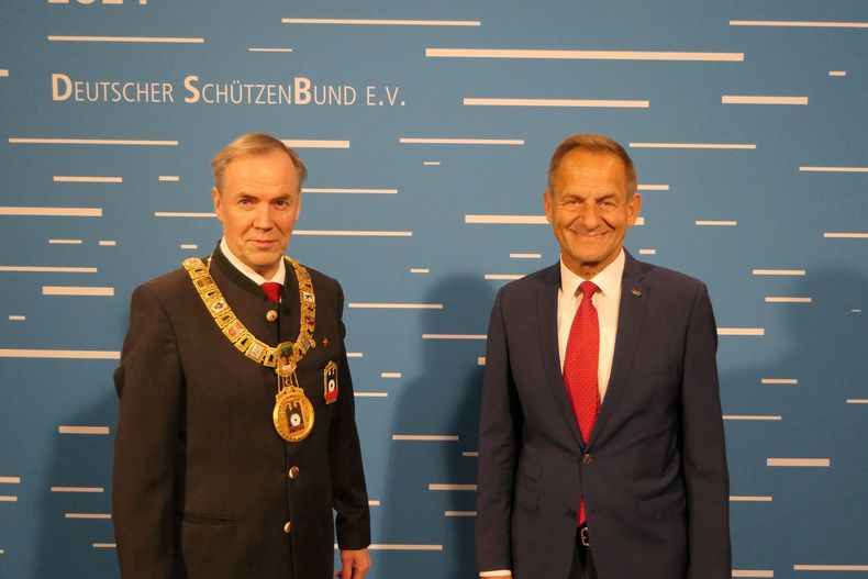 Foto: DSB / Hans-Heinrich von Schönfels konnte DOSB-Präsident Alfons Hörmann als Gast begrüßen.