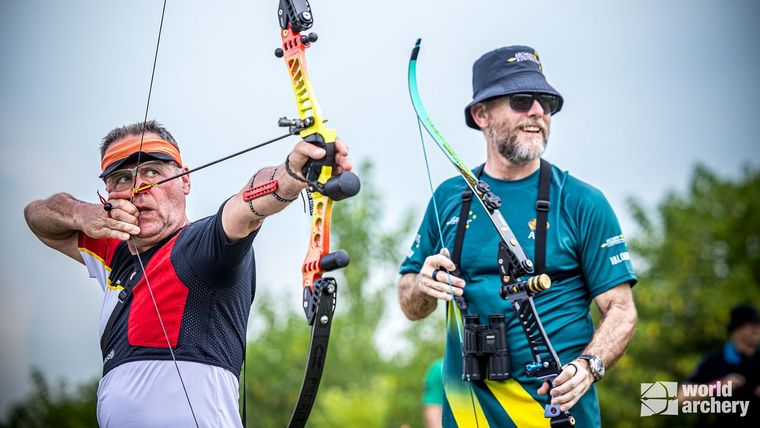 Foto: World Archery / Michael Meyer geht nach der Qualifikation von Position vier ins Rennen und benötigt "nur" einen Sieg, um das Halbfinale zu erreichen.