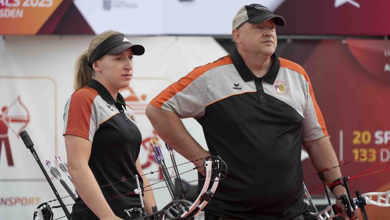 Foto: Eckhard Frerichs / Katharina Raab und Matthias Raab gehen seit Die Finals 2022 im Mixed Compound gemeinsam an den Start.