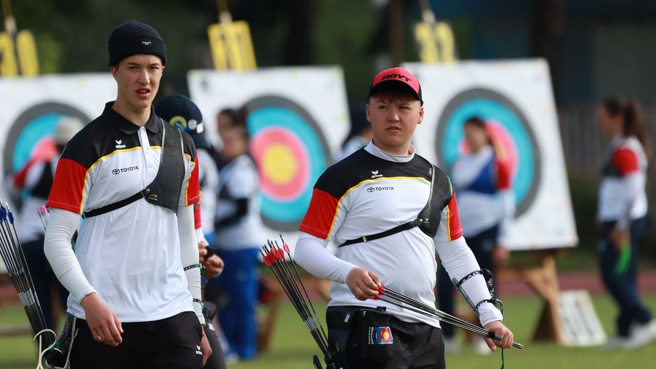 Foto: WAE / Phil Lüttmerding (rechts) greift im Einzel nach Gold, Jakob Weske will im Mixed- und Teamwettbewerb eine Medaille.