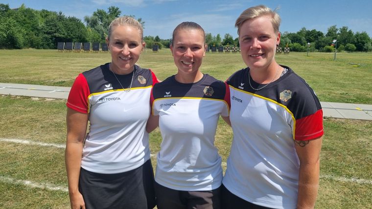 Foto: DSB / Das Trio Katharina Bauer, Elina Idensen und Michelle Kroppen setzte sich bei den Frauen durch.