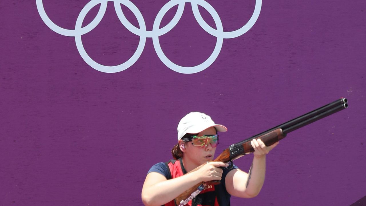 Foto: Picture Alliance / Toller Premieren-Auftritt unter den Olympischen Ringen: Nadine Messerschmidt in Tokio.