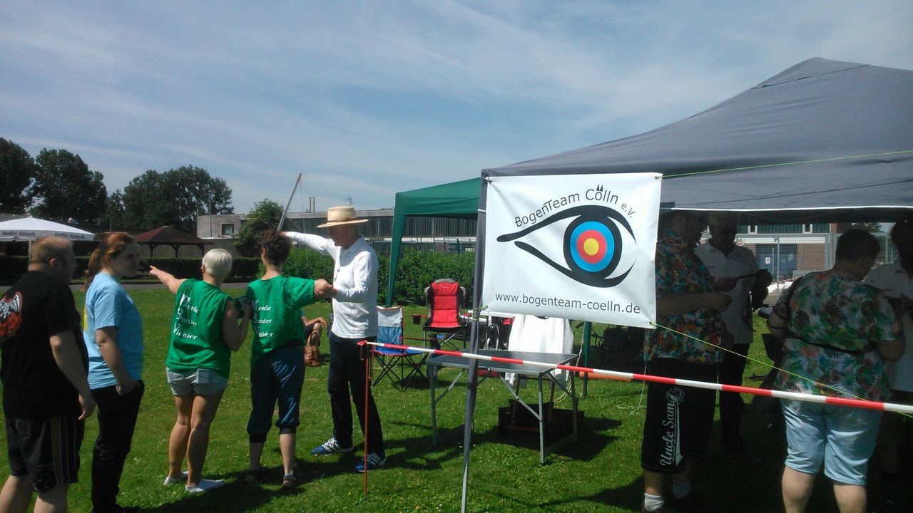 Foto: BogenTeam Cölln: Aktuell fliegen keine Pfeile  beim BogenTeams Cölln.