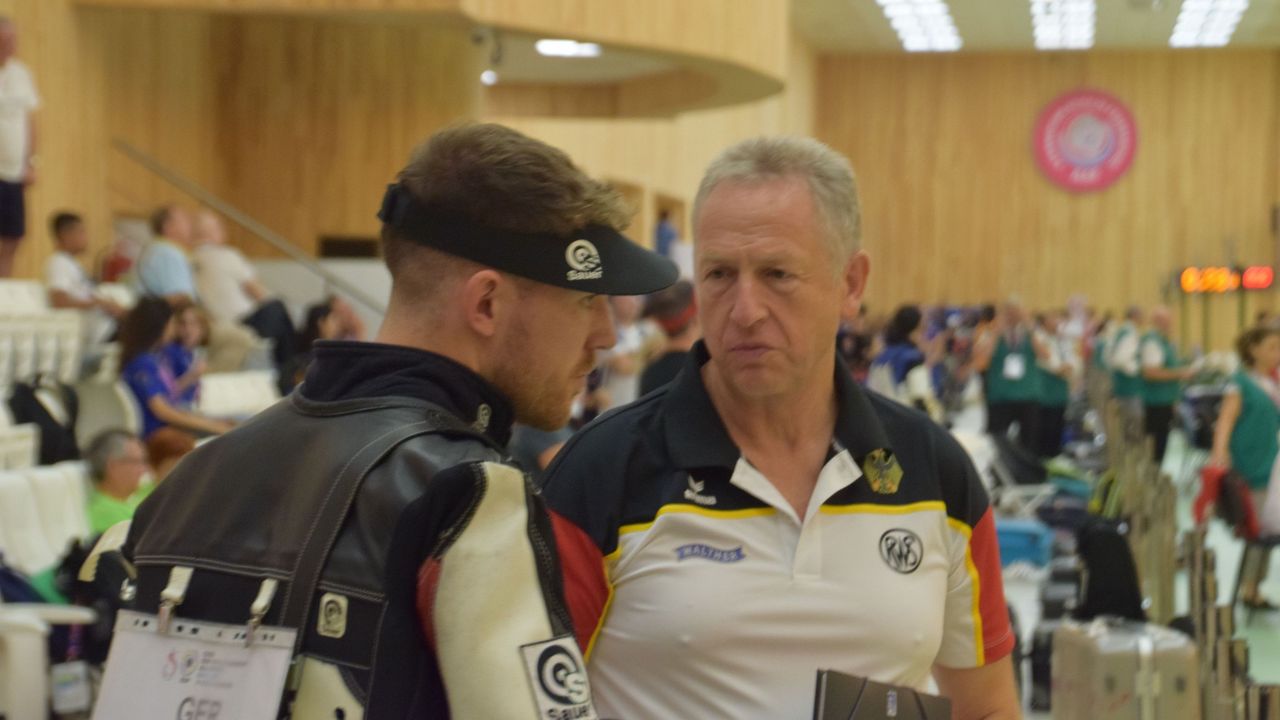 Foto: DSB / Nach Baku sind Maximilian Dallinger und Bundestrainer Achim Veelmann nun in Rio de Janeiro.