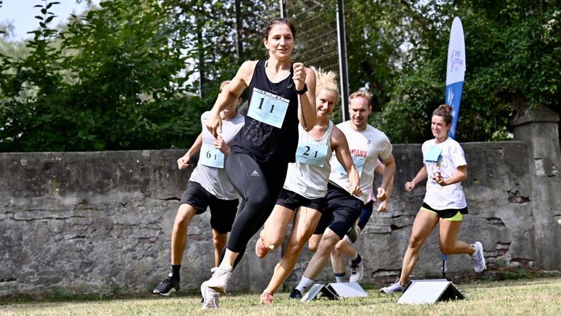 Foto: Sportstiftung NRW / Foto Andrea Bowinkelmann / Auf der Strecke ging es rasant zu. Foto: Sportstiftung NRW / Foto Andrea Bowinkelmann / Auf der Strecke ging es rasant zu.