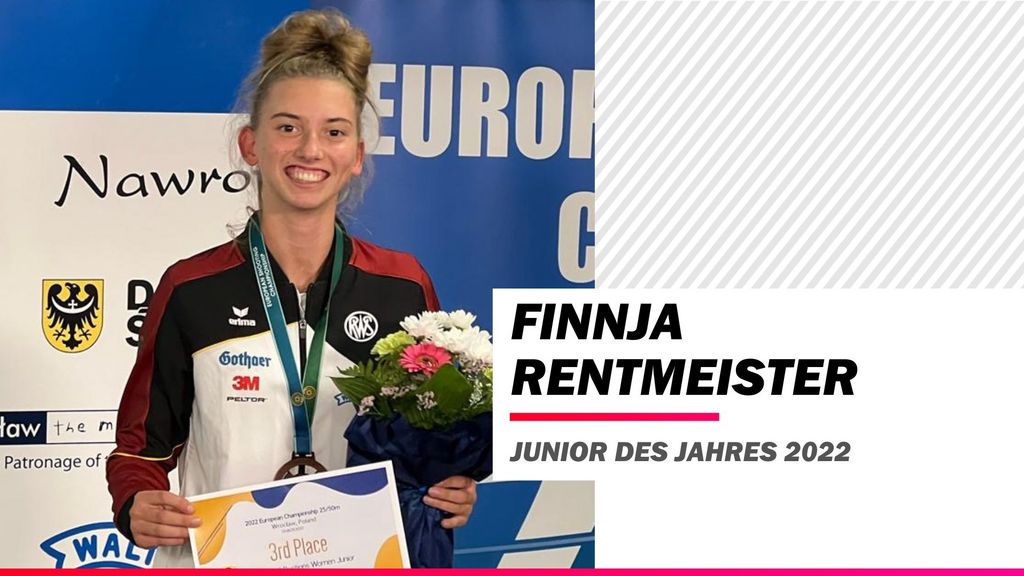 DSJ: Rheinische Gewehrschützin Finnja Rentmeister ist Juniorin des Jahres 2022