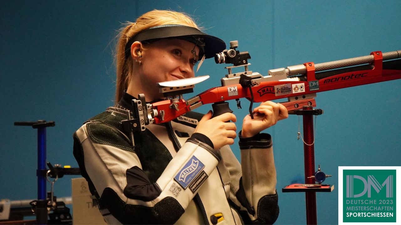 Foto: DSB / Nele Stark machte mit dem Luftgewehr den Doppelsieg perfekt.