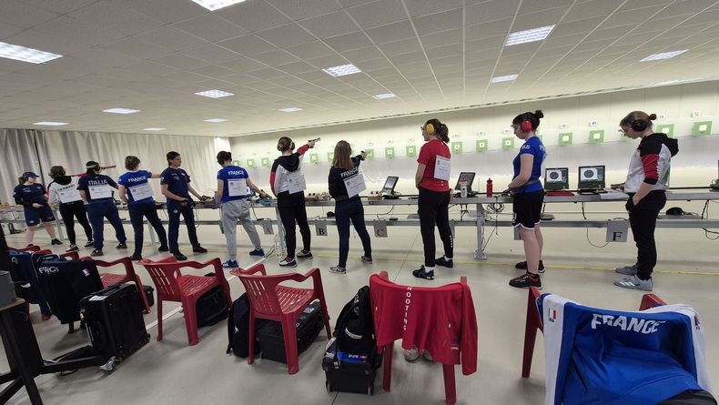 Foto: DSB / Beim Alpencup wurden alle olympischen Disziplinen mit Gewehr und Pistole geschossen. Foto: DSB / Beim Alpencup wurden alle olympischen Disziplinen mit Gewehr und Pistole geschossen.