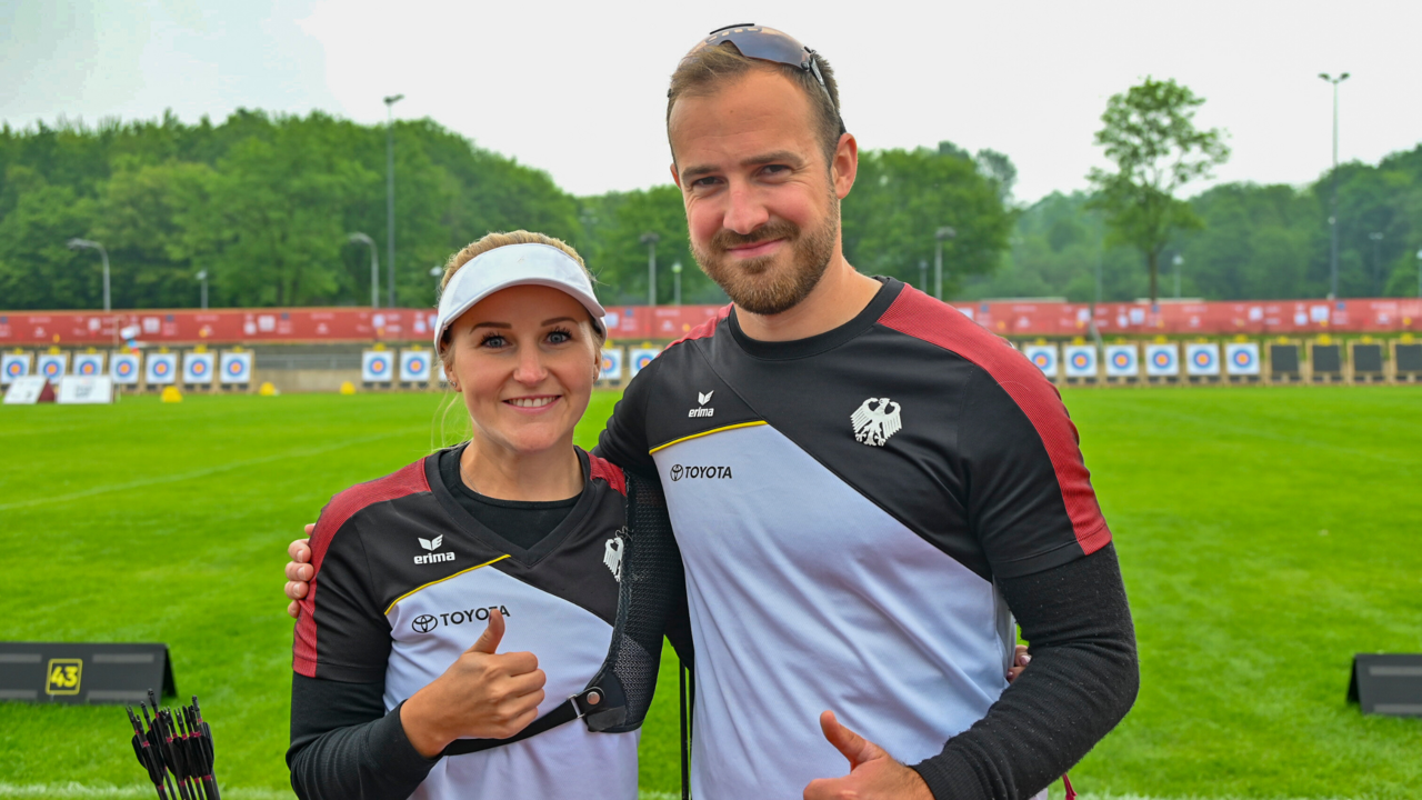 Foto: Eckhard Frerichs / Gehen als Nummer zwei im Mixed in die Ko-Phase: Katharina Bauer und Florian Unruh.