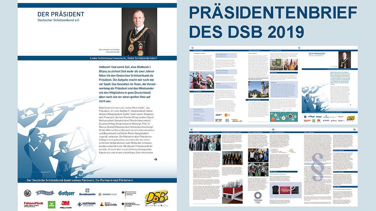 Foto: DSB / So sieht er aus, der Präsidentenbrief 2019.