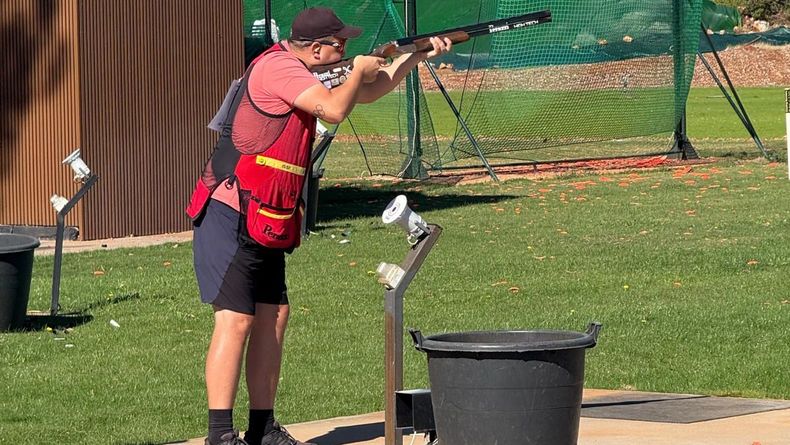 Foto: DSB / Sven Korte traf 120 Scheiben, zwei zu wenig, um das Shootoff um einen Finalplatz zu erreichen.