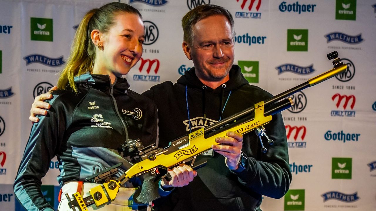 Foto: DSB / Sven Martini, hier beim Bundesligafinale mit Lea Ruppel, wird neuer Bundesstützpunkttrainer Gewehr in Garching.