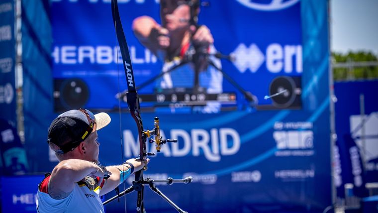 Foto: World Archery / Mit neuer Technik zum starken vierten Platz: Michelle Kroppen.