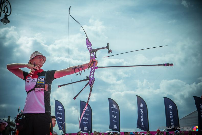 Foto: World Archery / Lisa Unruh beherrschte den Bogen wie keine Zweite in Deutschland zuvor. Foto: World Archery / Lisa Unruh beherrschte den Bogen wie keine Zweite in Deutschland zuvor.