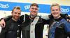 Foto: Zürcher Schießsportverband / Elias Stelzl (Mitte) siegte bei den Männern über die 10m-Distanz vor Michael Dhalluin/FRA (links) und Kilian Fichtl.