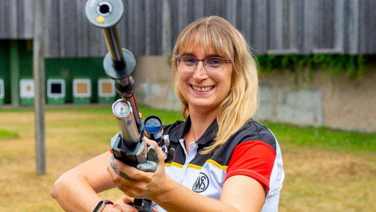 Foto: Julian Gebauer - Running Target Germany / Freut sich auf die WM in Tallinn: Daniela Vogelbacher.