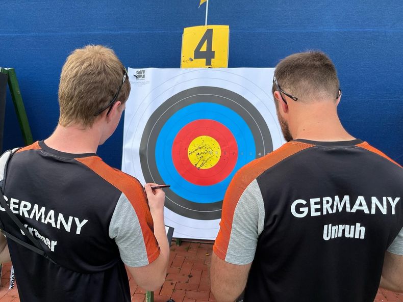 Foto: DSB / Florian Unruh führt, Mathias Kramer liegt auf Position vier.