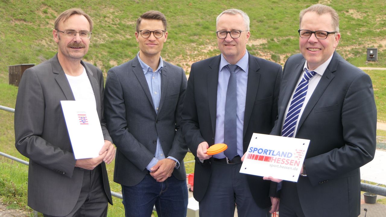 Foto: DSB / Hessisches Sportministerium unterstützt Wurfscheibenstand „Rheinblick“