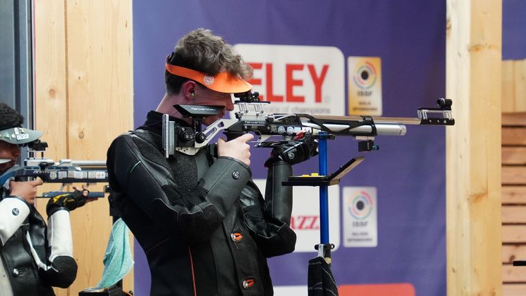 Foto: DSB / Toller Auftritt von Luis Eichenseer, der mit Platz fünf im Einzel und dem WM-Titel im Team belohnt wurde.