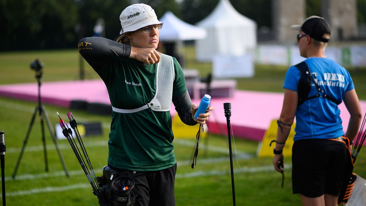 Bild: DSB / Spitzensportlerinnen wie Lisa Unruh haben ihre ganz individuelle Routine vor dem Wettkampf, um Stress abzubauen und den Fokus auf das Wesentliche zu lenken.