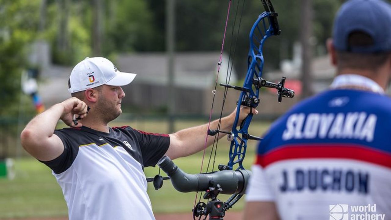 Foto: World Archery / Tim Krippendorf nahm erstmals an den World Games teil.