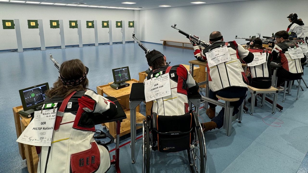 Foto: Rudi Krenn / Deutschlands beste Para-Schützen waren zur EM-Qualifikation in Wiesbaden.