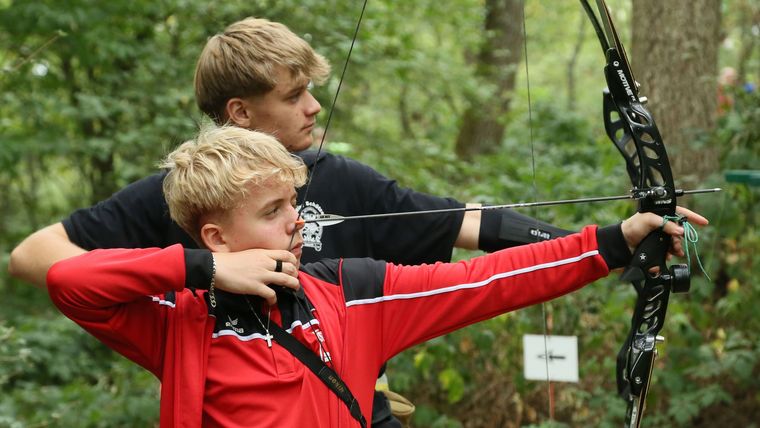 Foto: Werner Wabnitz / Damian Mund (vorne) machte in Bad Kreuznach das DM-Double perfekt und setzte sich vor Daniel Ammann durch.