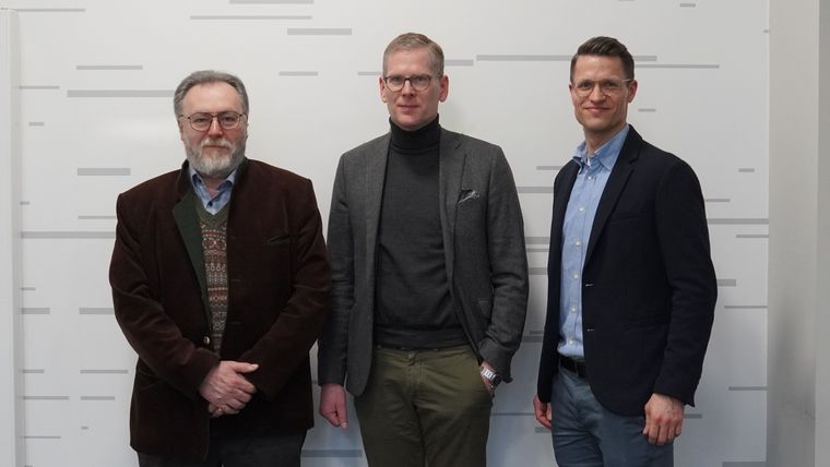 Foto: DSB / Walter Wolpert und Andreas Friedrich empfingen Jan-Bernd Kappelhoff in der DSB-Bundesgeschäftsstelle.