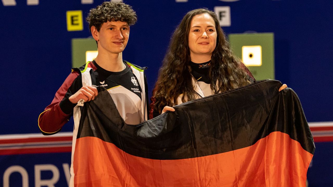 Foto: IG:Pewnor / Nach EM-Gold im Luftpistolen-Mixed zählen Eduard Baumeister und Vanessa Seeger auch beim Weltcup in Suhl zu den Favoriten.