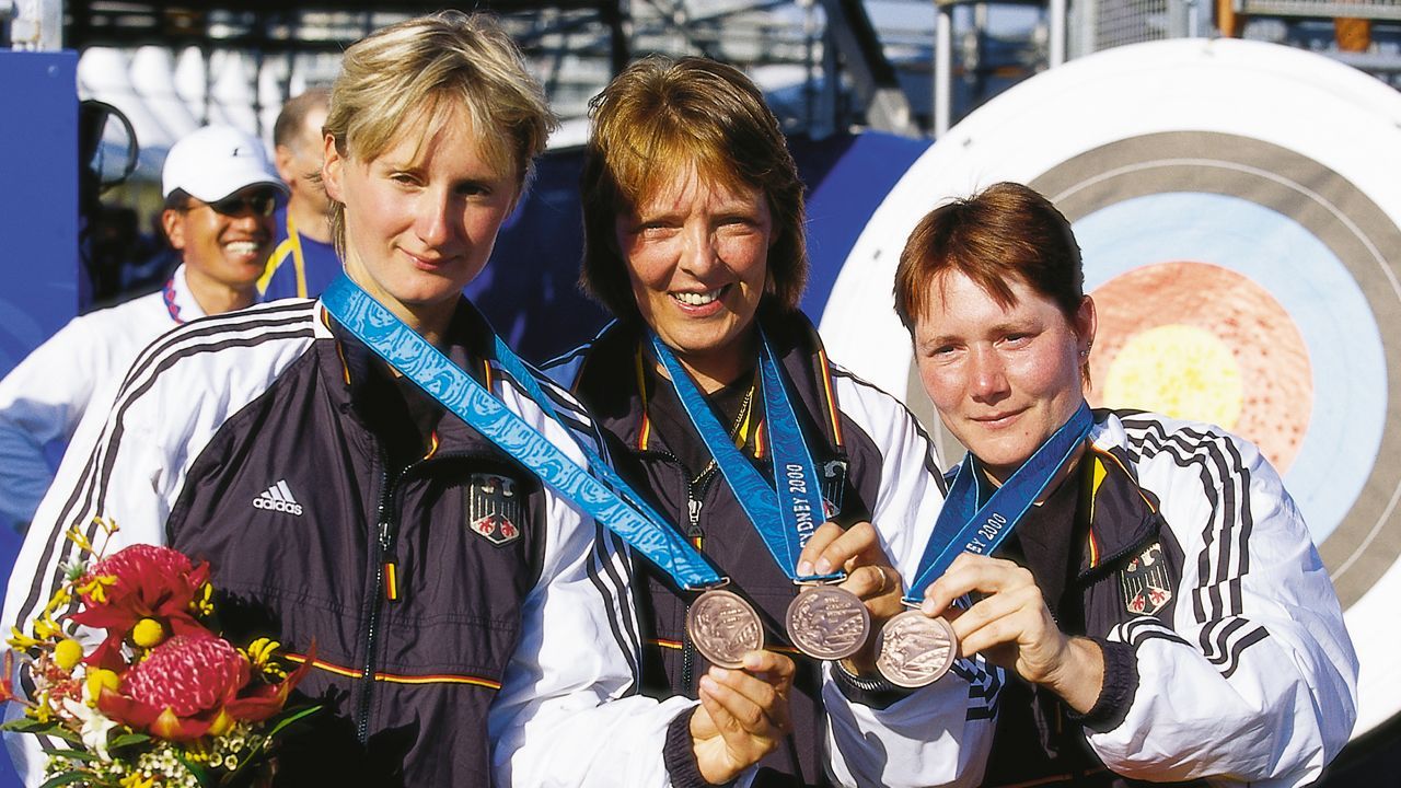 Cornelia Pfohl, Barbara Mensing, Sandra Sachse 2000 Bronze Bogen Mannschaft