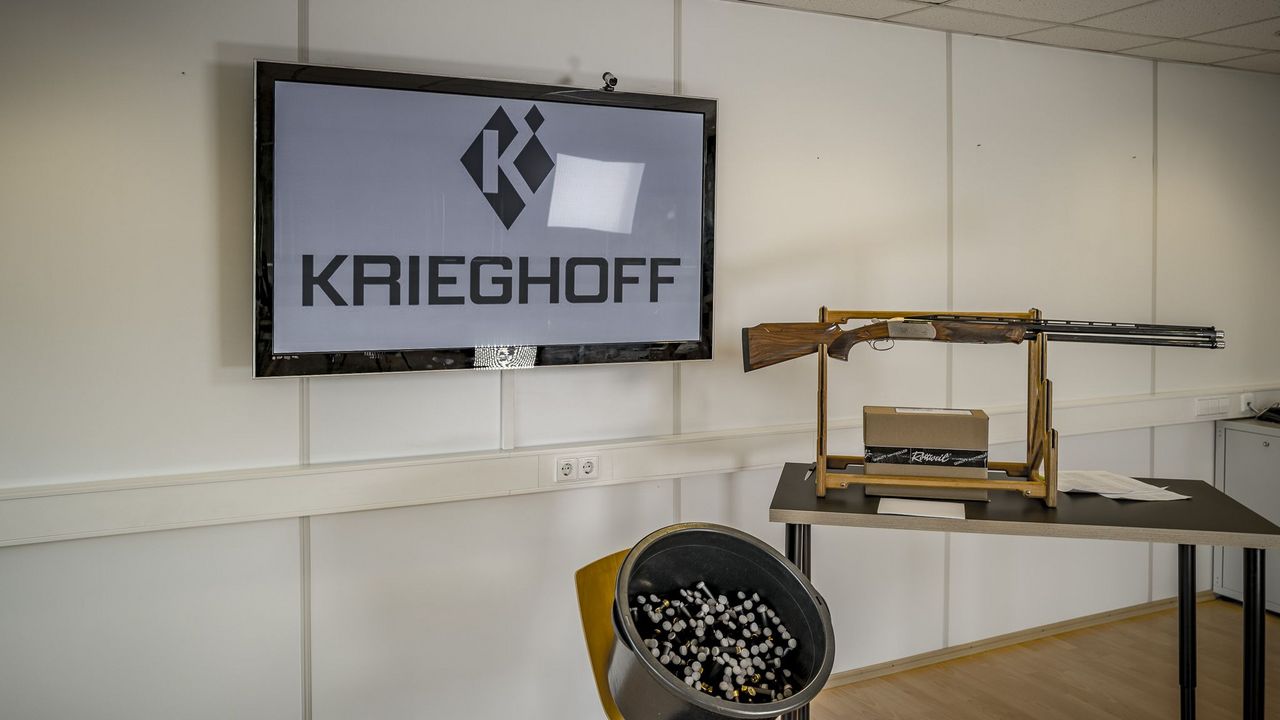 Foto: Krieghoff / Der Hauptpreis der Lotterie des Förderkreis Wurfscheibe: Die K-80 Flinte.