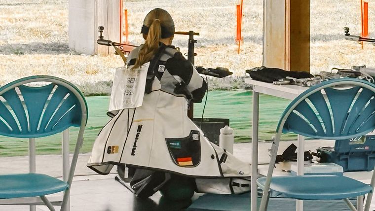 Foto: Nolte / Nele Stark sicherte dem deutschen Frauenteam mit ihren Leistung die Goldmedaille.