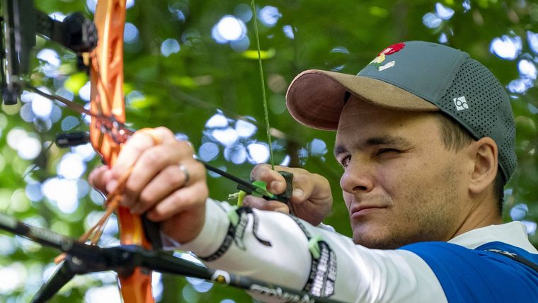 Foto: Eckhardt Frerichs / Jakob Hetz verteidigte bei den Recurve Männern souverän seinen Titel.
