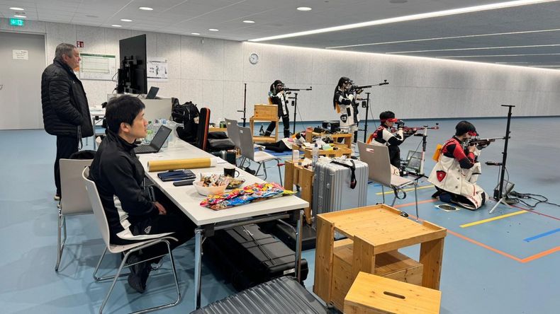 Foto: DSB / Besonders das Kleinkaliber-Training war bei den japanischen Gästen gefragt.