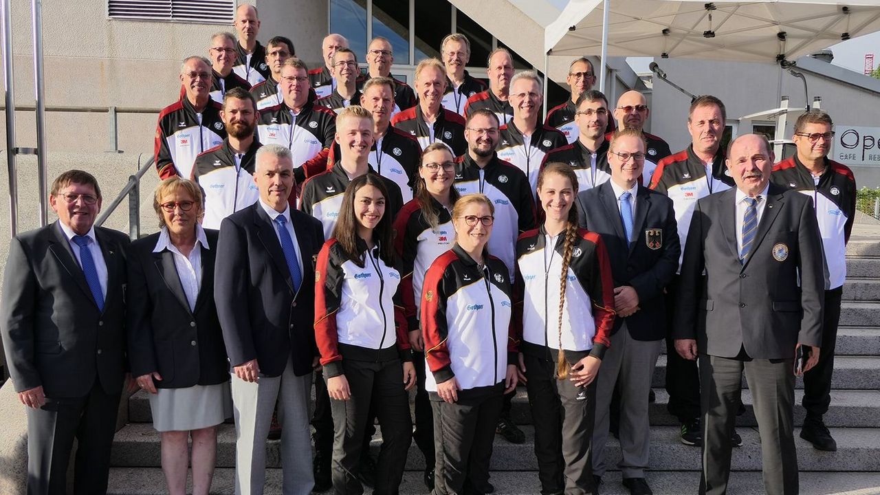 Foto: DSB / Das deutsche Team räumte bei der Vorderlader-WM in Pforzheim mächtig ab.