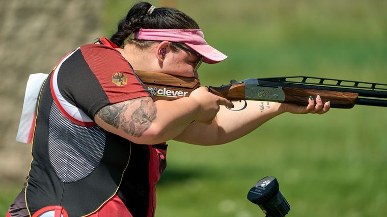 Foto: ISSF / Kathrin Murche zeigte im Einzel "zwei Gesichter" und musste sich am Ende mit Platz 17 zufriedengeben.