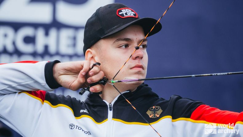 Foto: World Archery / U18-Weltmeister Simon Moritz feiert in Antalya sein EM-Debüt bei den Erwachsenen.