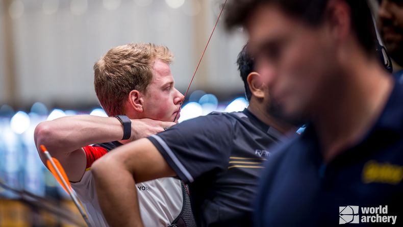 Foto: World Archery / Mathias Kramer schoss konstant und wurde am Ende Zehnter beim Vegas Shoot. Foto: World Archery / Mathias Kramer schoss konstant und wurde am Ende Zehnter beim Vegas Shoot.