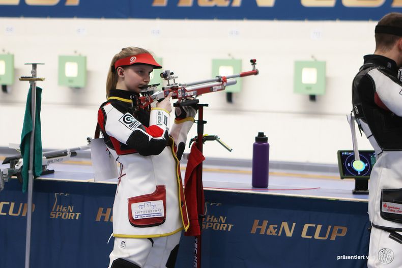 Foto: BSSB / Larissa Weindorf beim H&N Cup 2023 in München