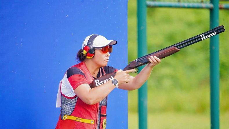 Foto: ISSF / Christine Wenzel, Olympia-Dritte von Peking 2008, geht als Führende in die letzte Runde der WM-/EM-Qualifikation.