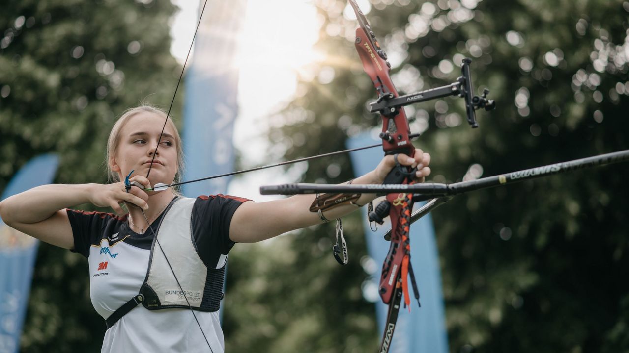 Foto: DSB / Die Olympia-Dritte Charline Schwarz will sich in das EM-Team schießen.