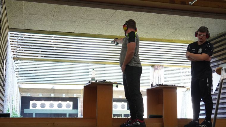 Foto: DSB / Bei der DM 2026 wird das Finale der Schnellfeuerpistole erstmals in der Finalhalle ausgetragen.