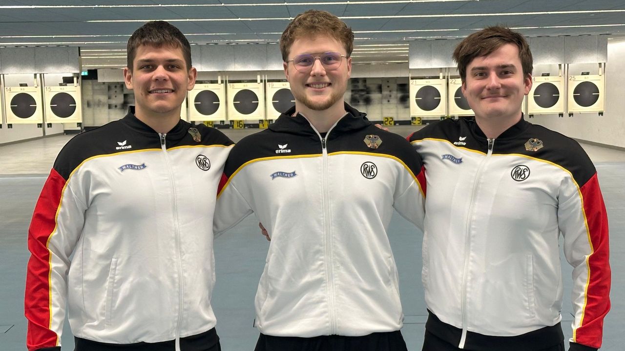 Foto: DSB / Philip Liebrecht, Arne Schallus und Fiete Kühn (v.l.) wurden dem Bundesausschuss Spitzensport zur EM-Nominierung vorgeschlagen.