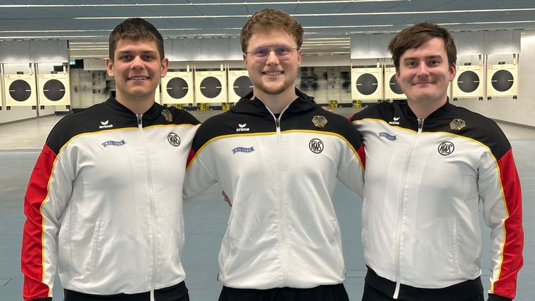 Foto: DSB / Philip Liebrecht, Arne Schallus und Fiete Kühn (v.l.) wurden dem Bundesausschuss Spitzensport zur EM-Nominierung vorgeschlagen.