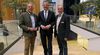 Foto: DSB / Kamen in Berlin zusammen und sprachen über die Evaluation des Waffenrechts: DJV-Präsident Helmut Dammann-Tamke, BMI-Staatssekretär Christoph de Vries und DSB-Präsident Hans-Heinrich von Schönfels (v.l.). 