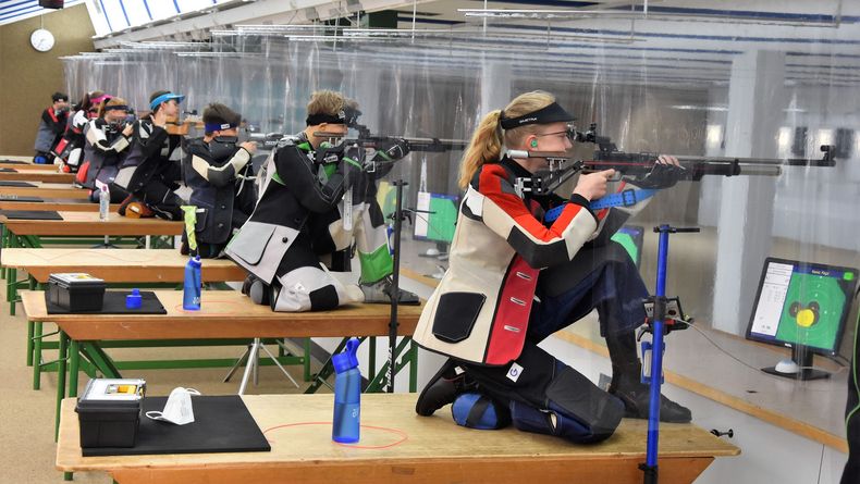 Foto: Eckhard Frerichs / Die Teilnehmer beim 3x20-Wettbewerb im Rahmen des Masters Cup 2022. Foto: Eckhard Frerichs / Die Teilnehmer beim 3x20-Wettbewerb im Rahmen des Masters Cup 2022.